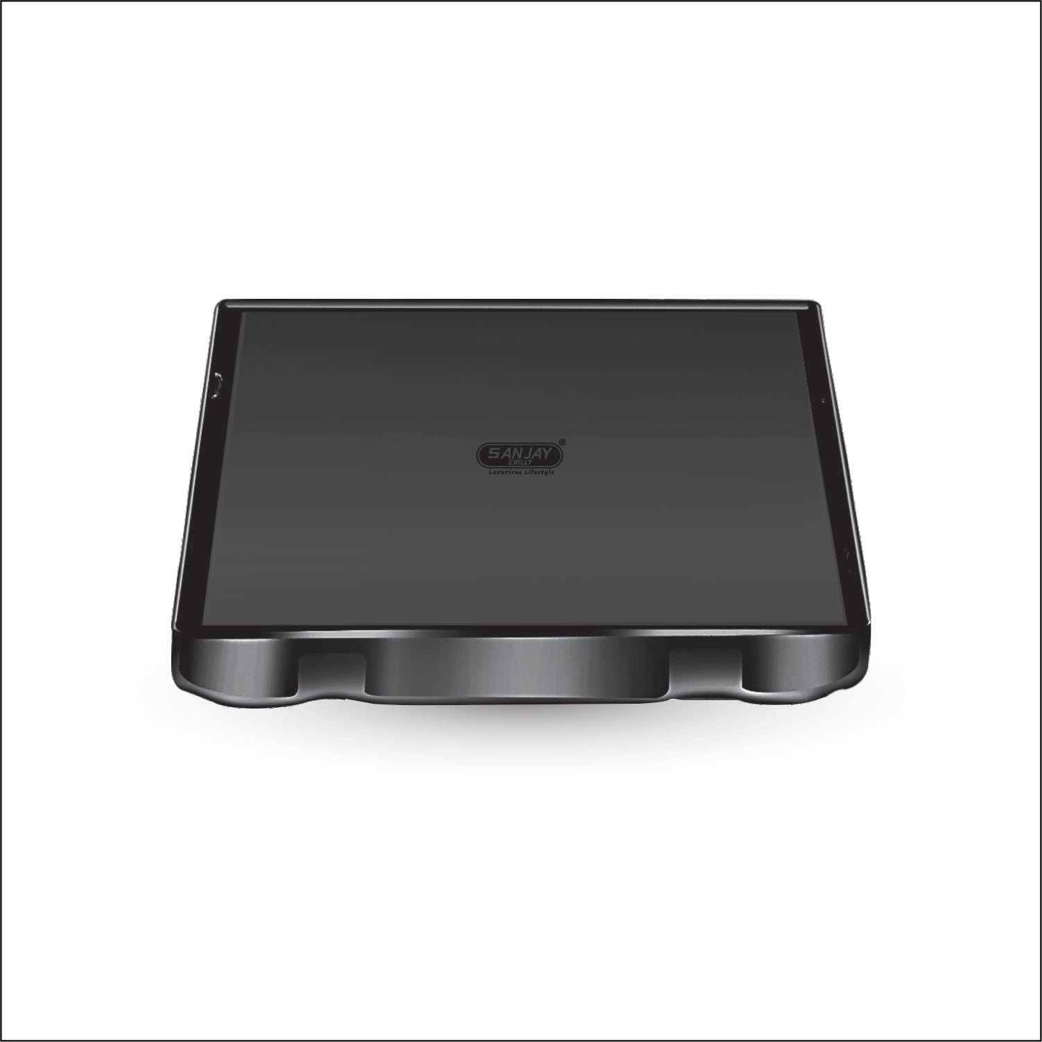 TOF Square Marble Drainer Ultra Black