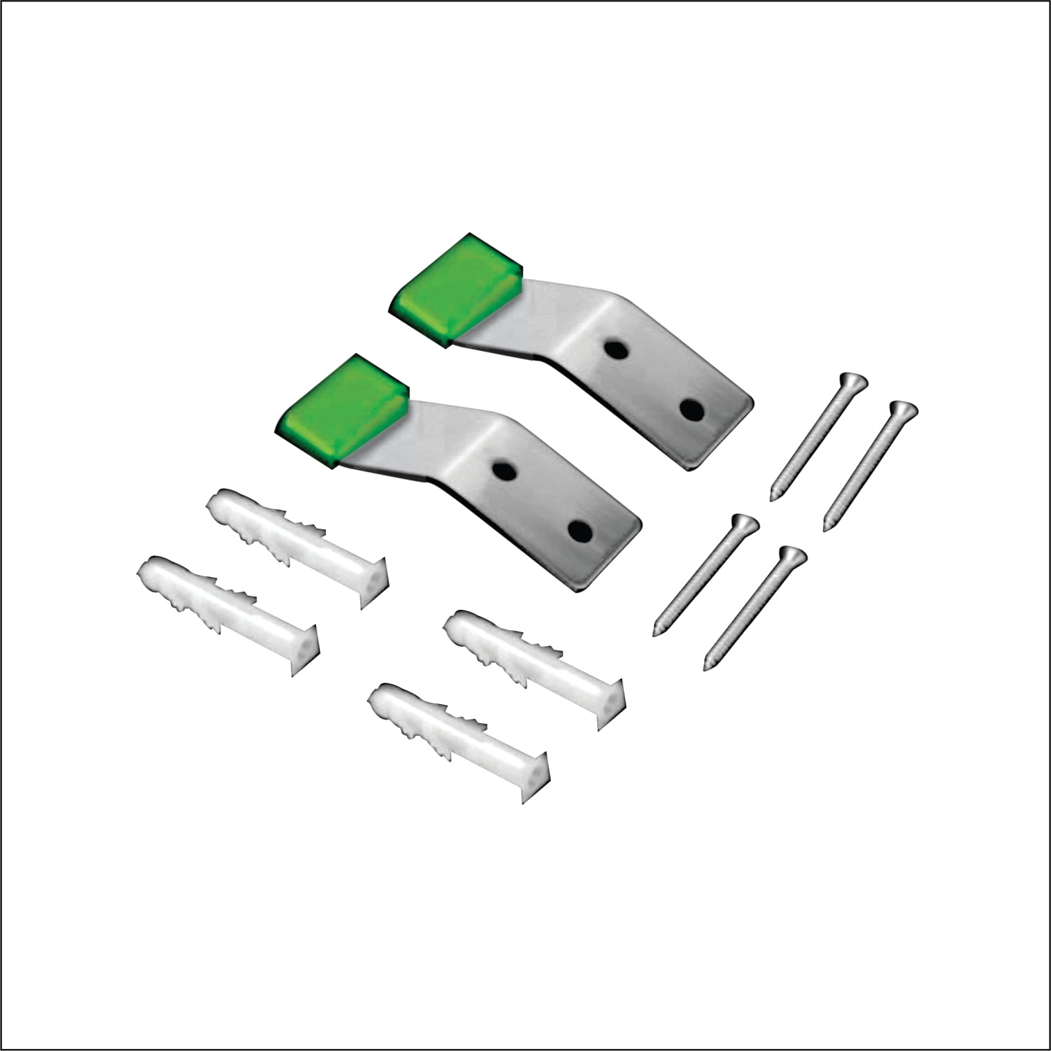 SS Urinal Bracket Kit