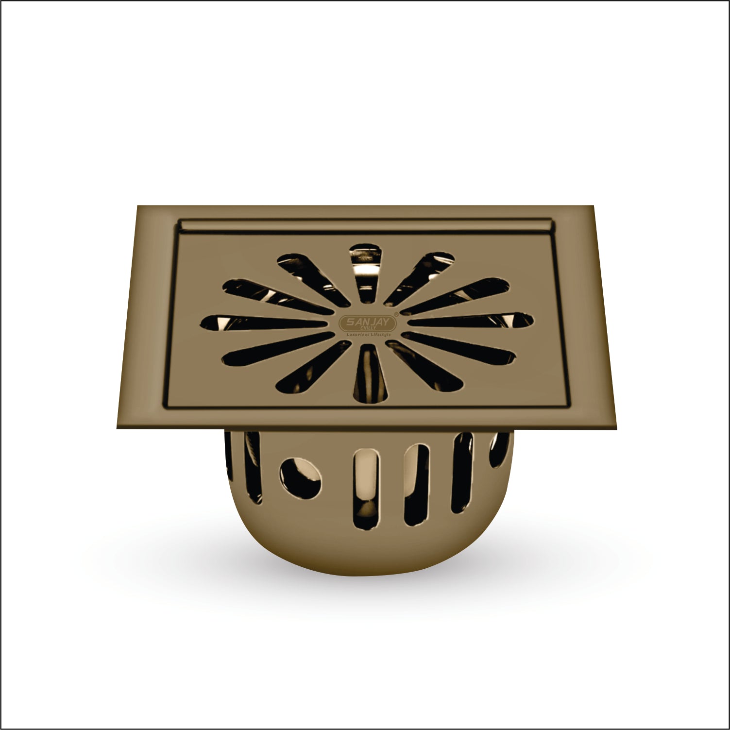 Square Ezee Brushed Bronze
