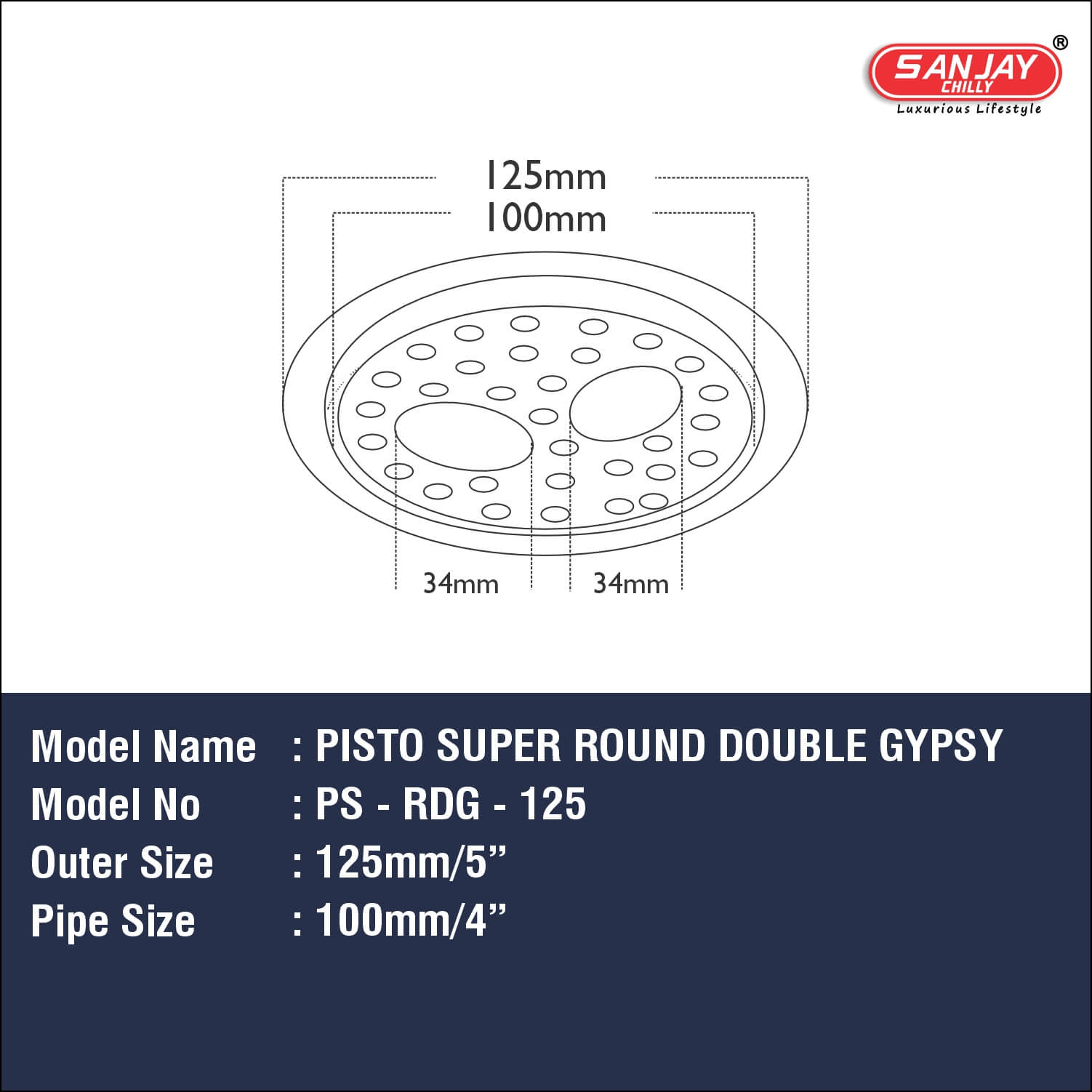Pisto Super Round Double Gypsy