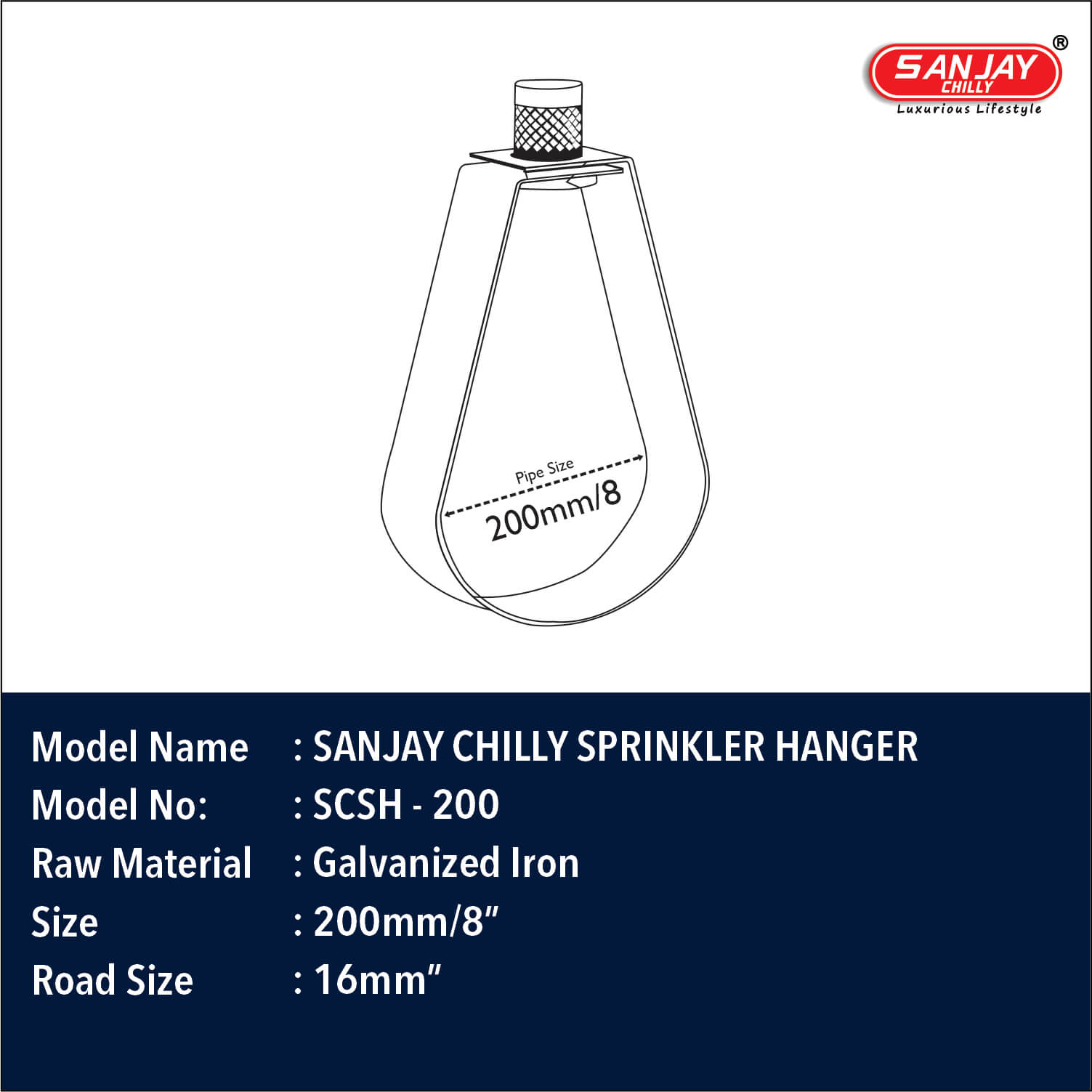 Sanjay Chilly Sprinkler Hanger