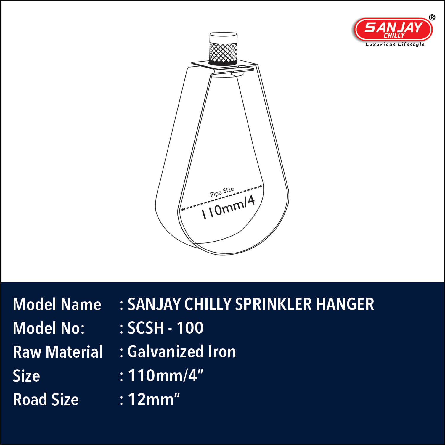 Sanjay Chilly Sprinkler Hanger