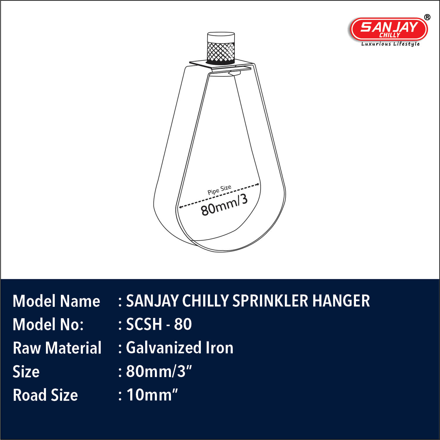 Sanjay Chilly Sprinkler Hanger