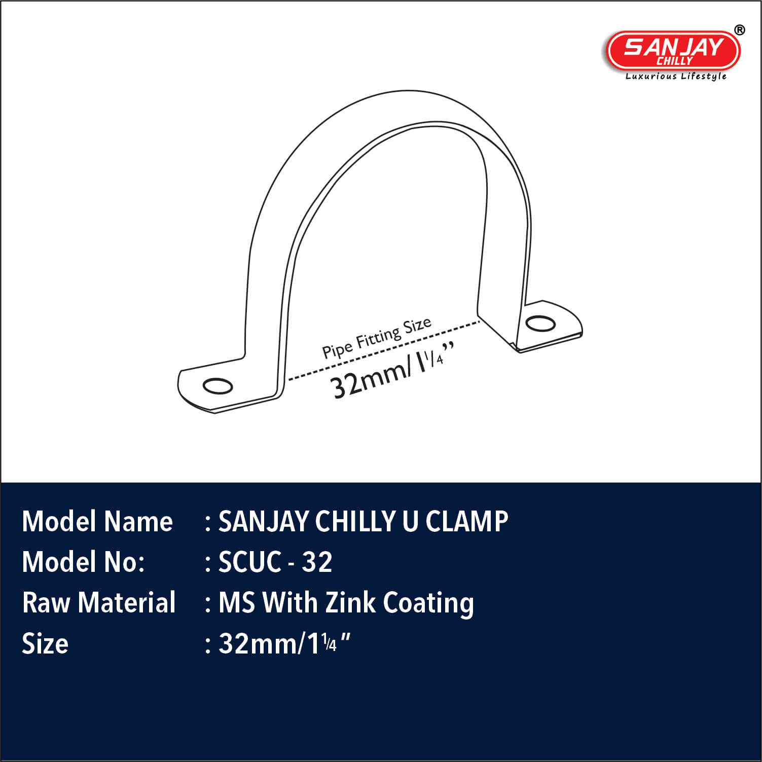 Sanjay Chilly U Clamp