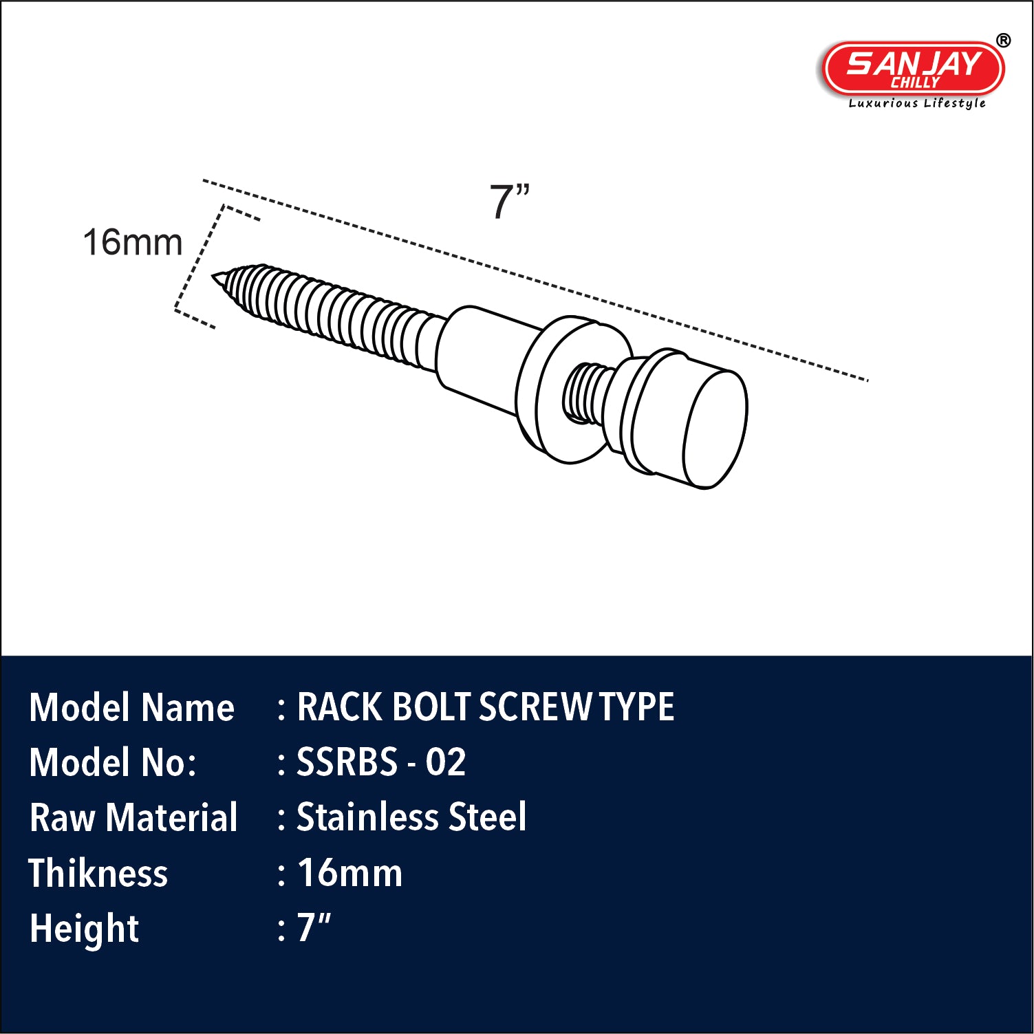 Rack Bolt Screw Type