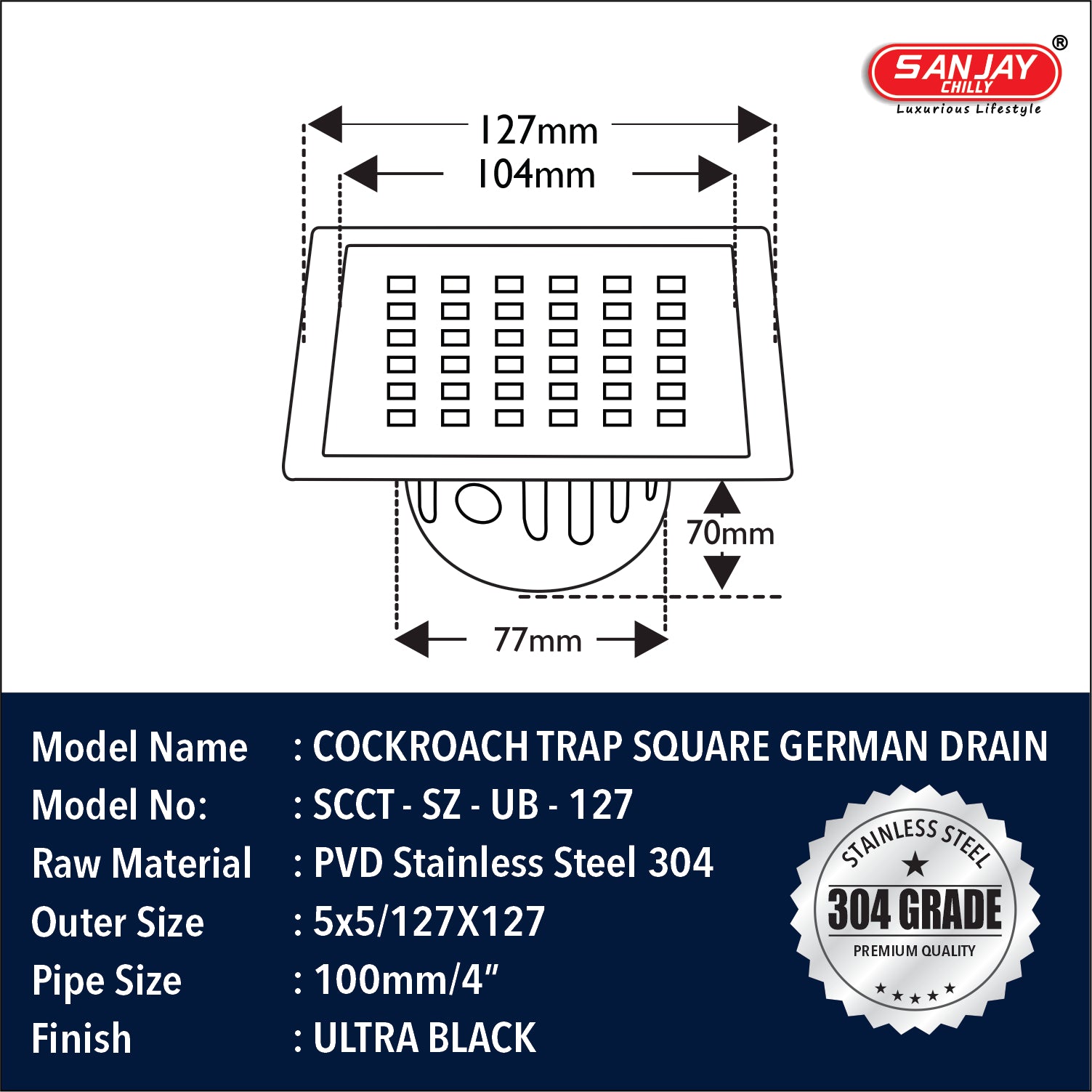 Square Zoom Ultra Black