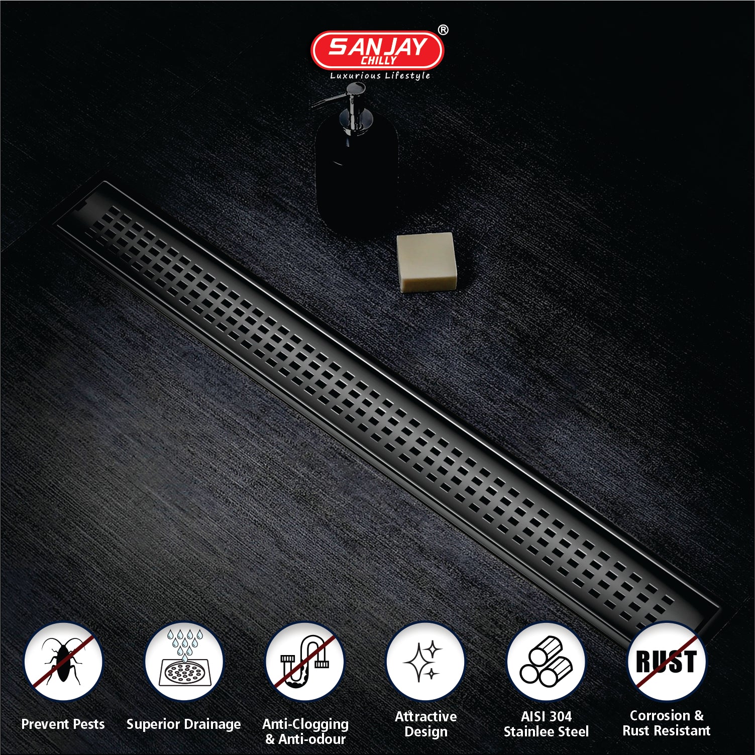 Square Ultra Black
