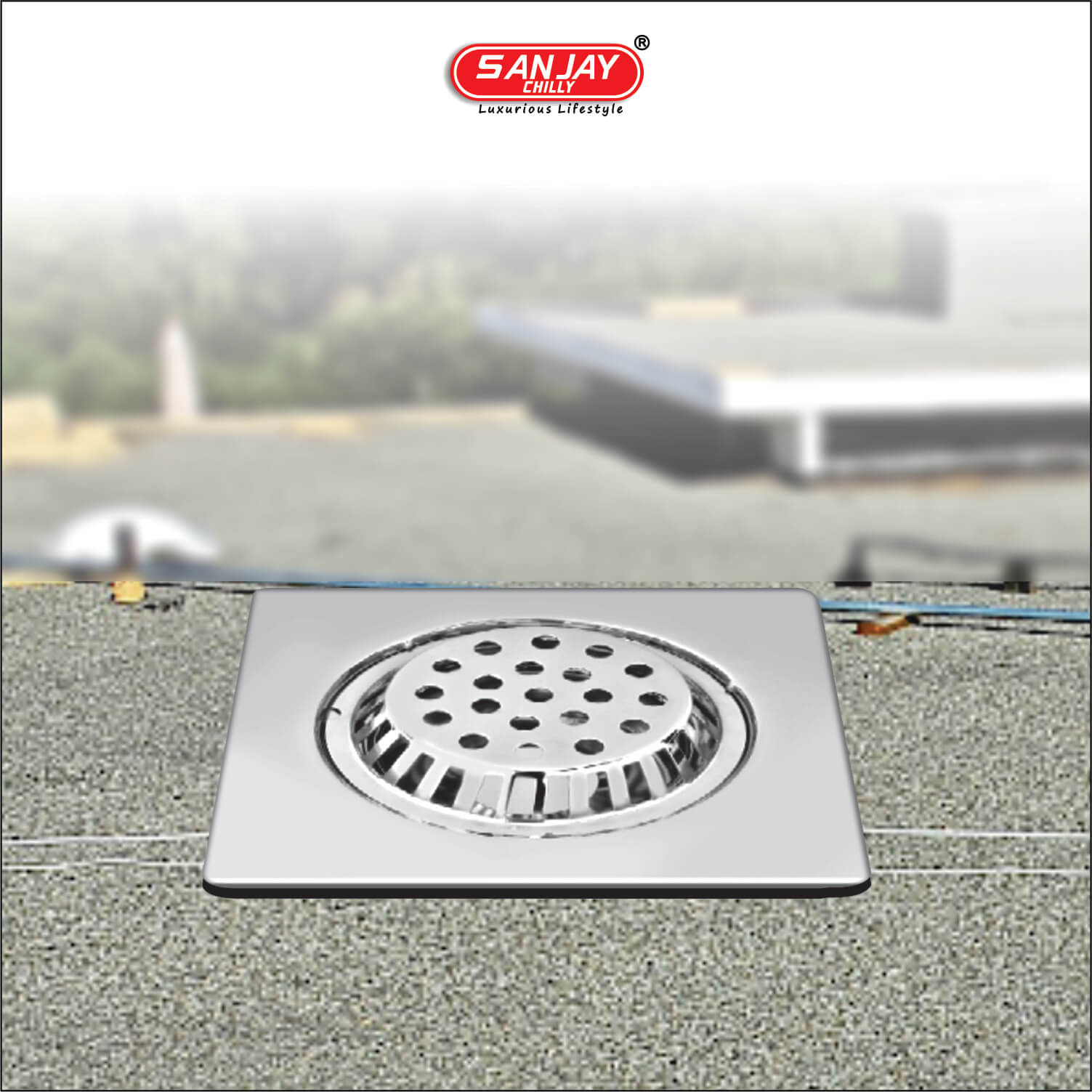 Roof Drain Square