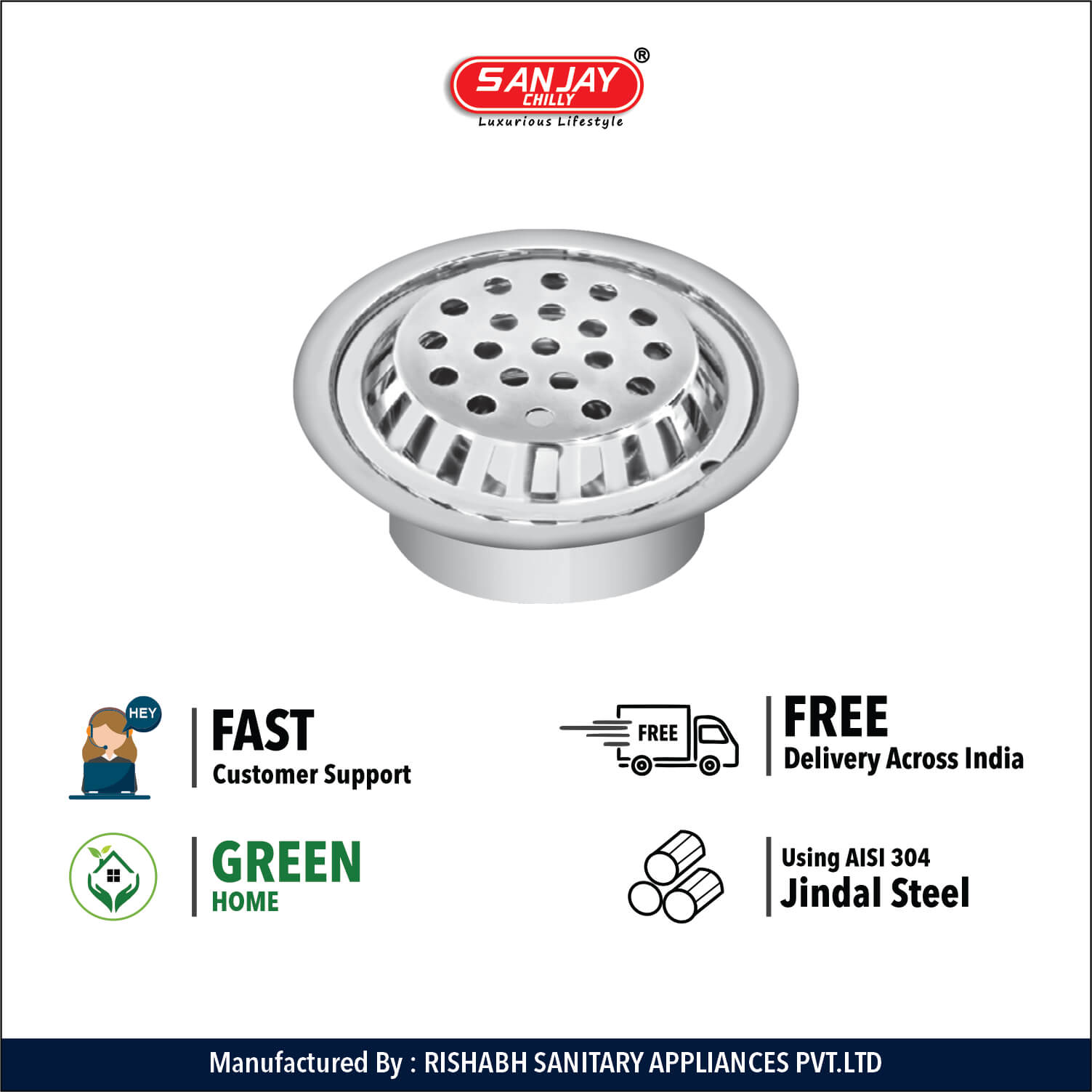 Roof Drain Round
