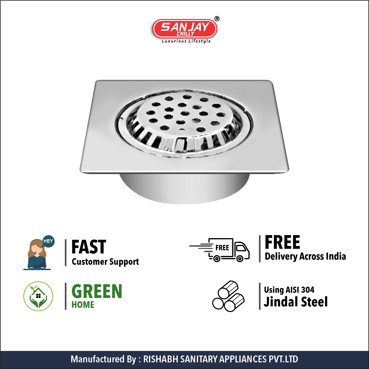 Roof Drain Square