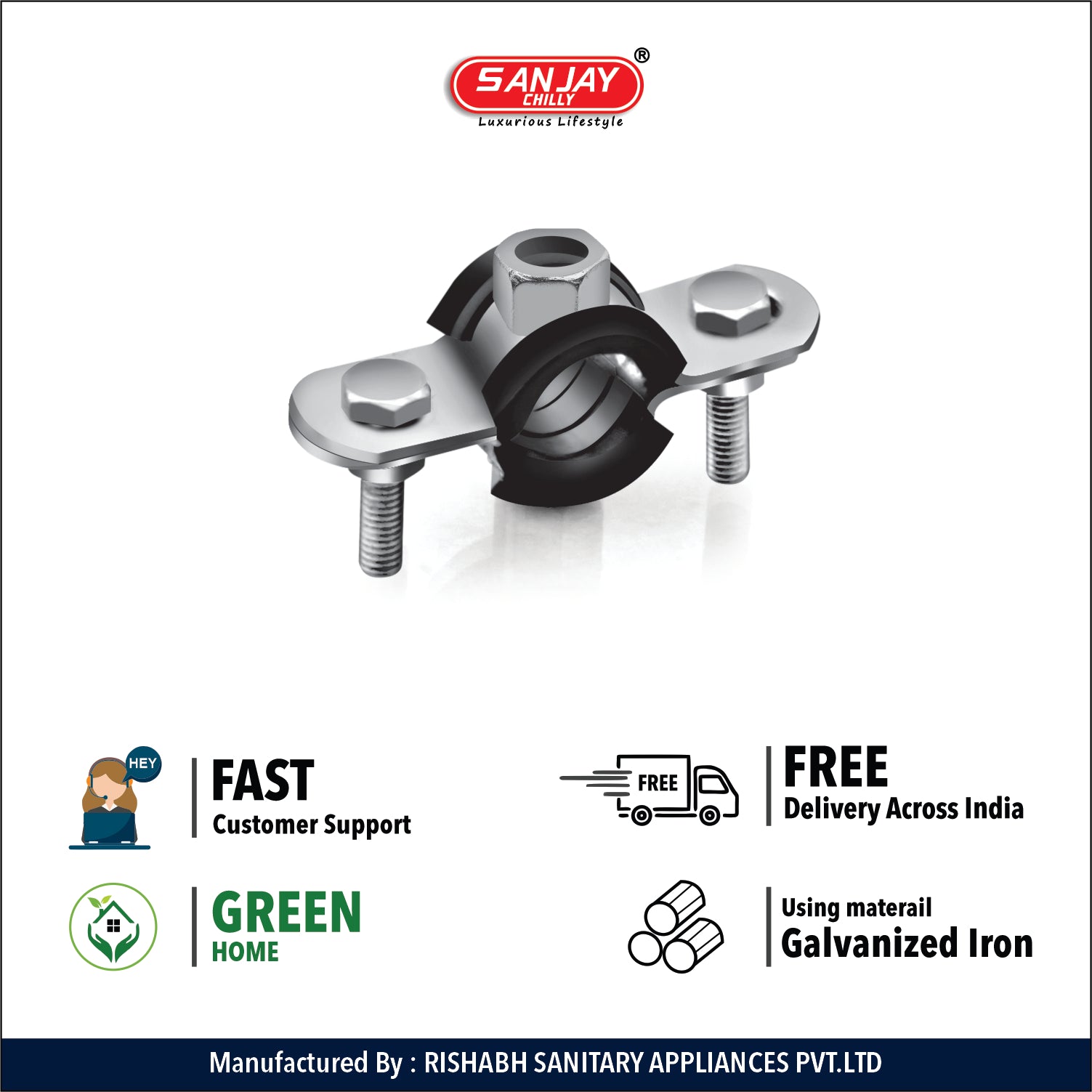 Sanjay Chilly Split Clamp