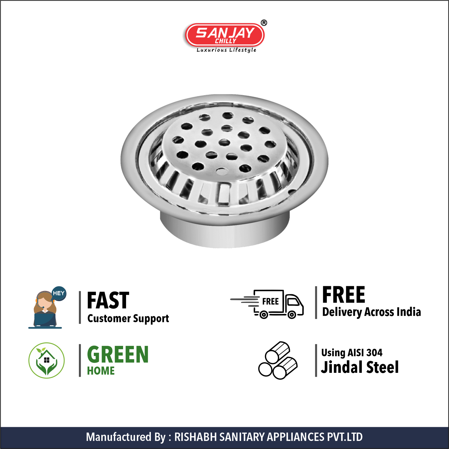 Roof Drain Round