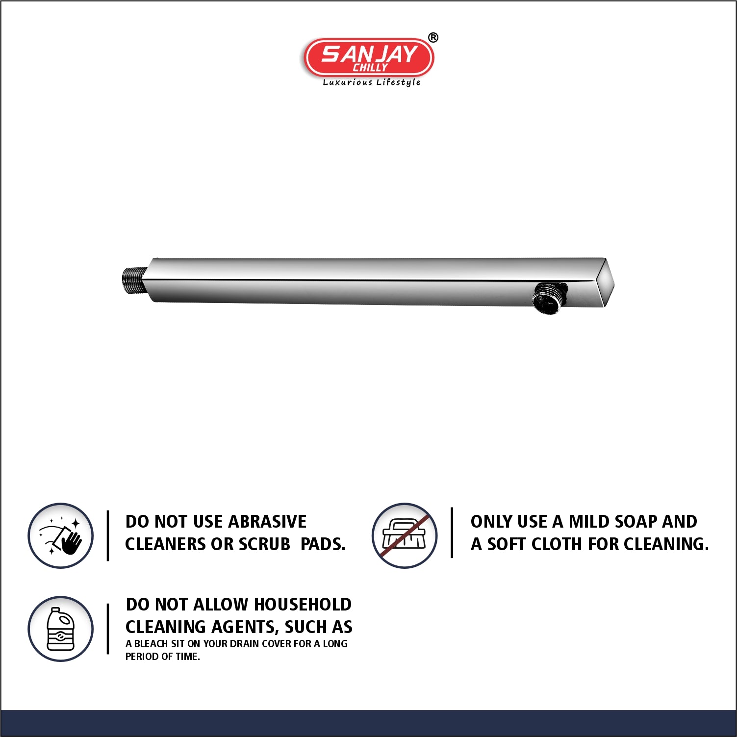 Shower Arm Square