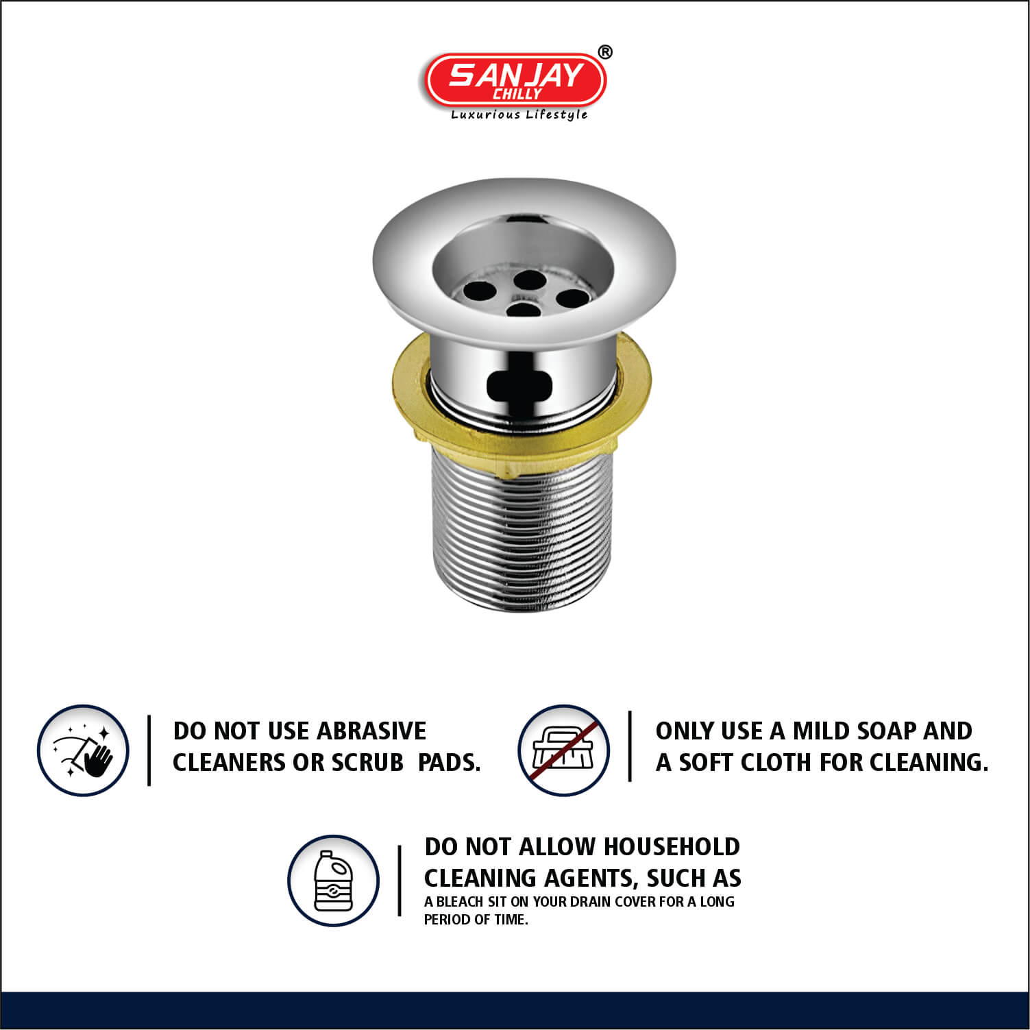 SS Waste Coupling Half Thread
