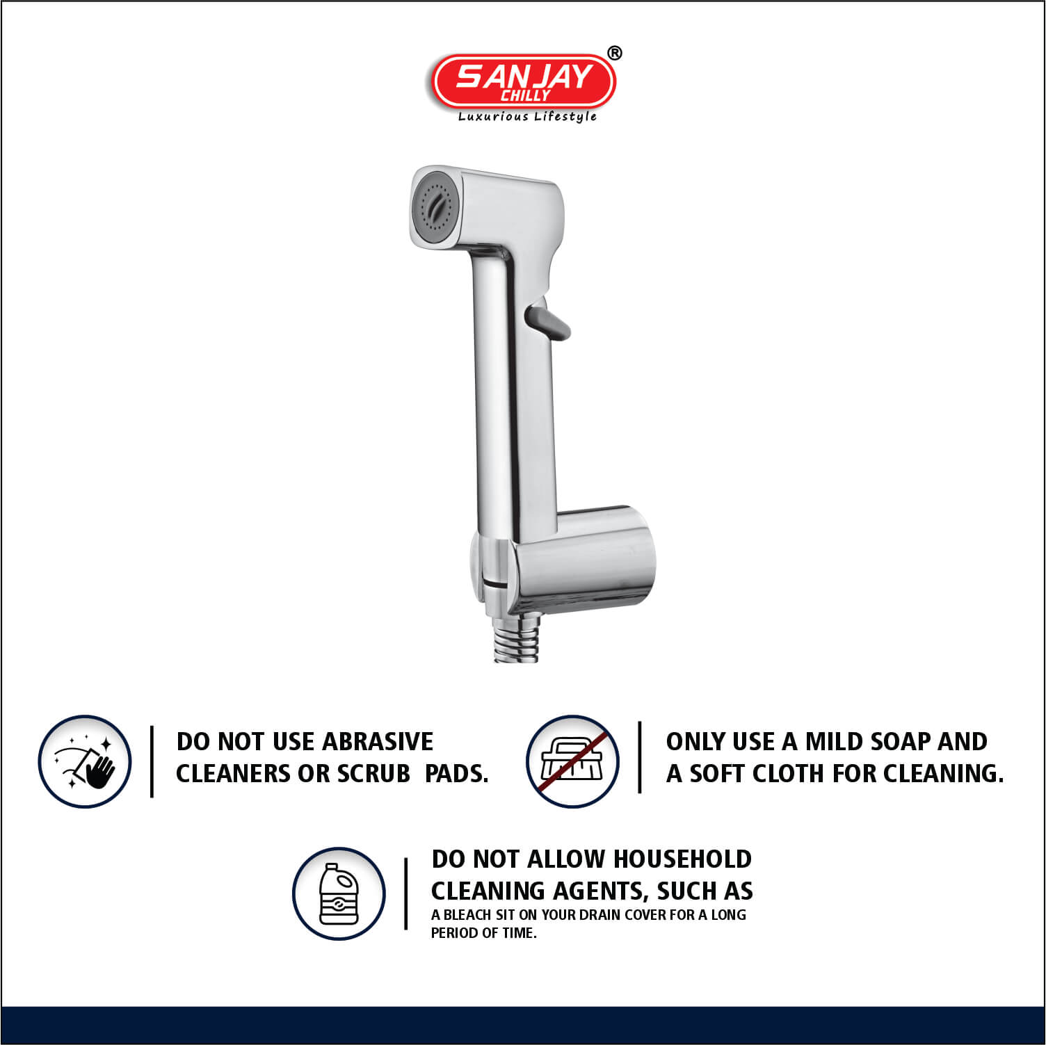 Health faucet fore ABS Body Chrome Plated With Brass Fittings SS 304 Hose 1mtr