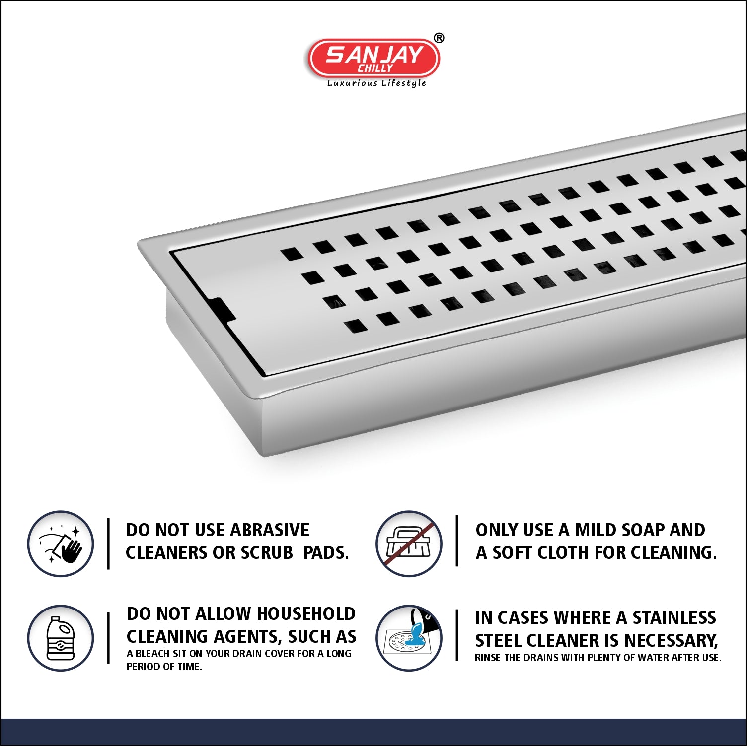 Shower Channel Square