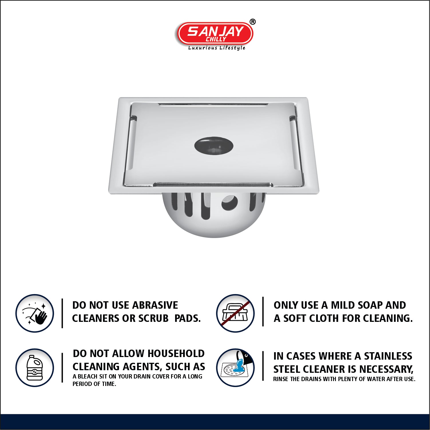 Square Clean Line Gypsy Golden Series