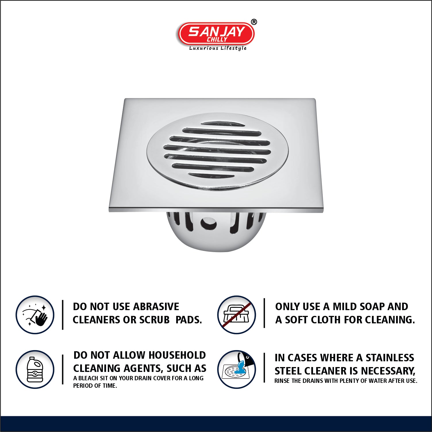 Square Onex With Hidden Lock System