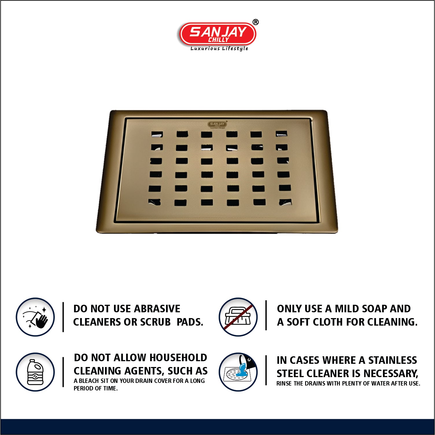 TOF Square Zoom Brushed Bronze