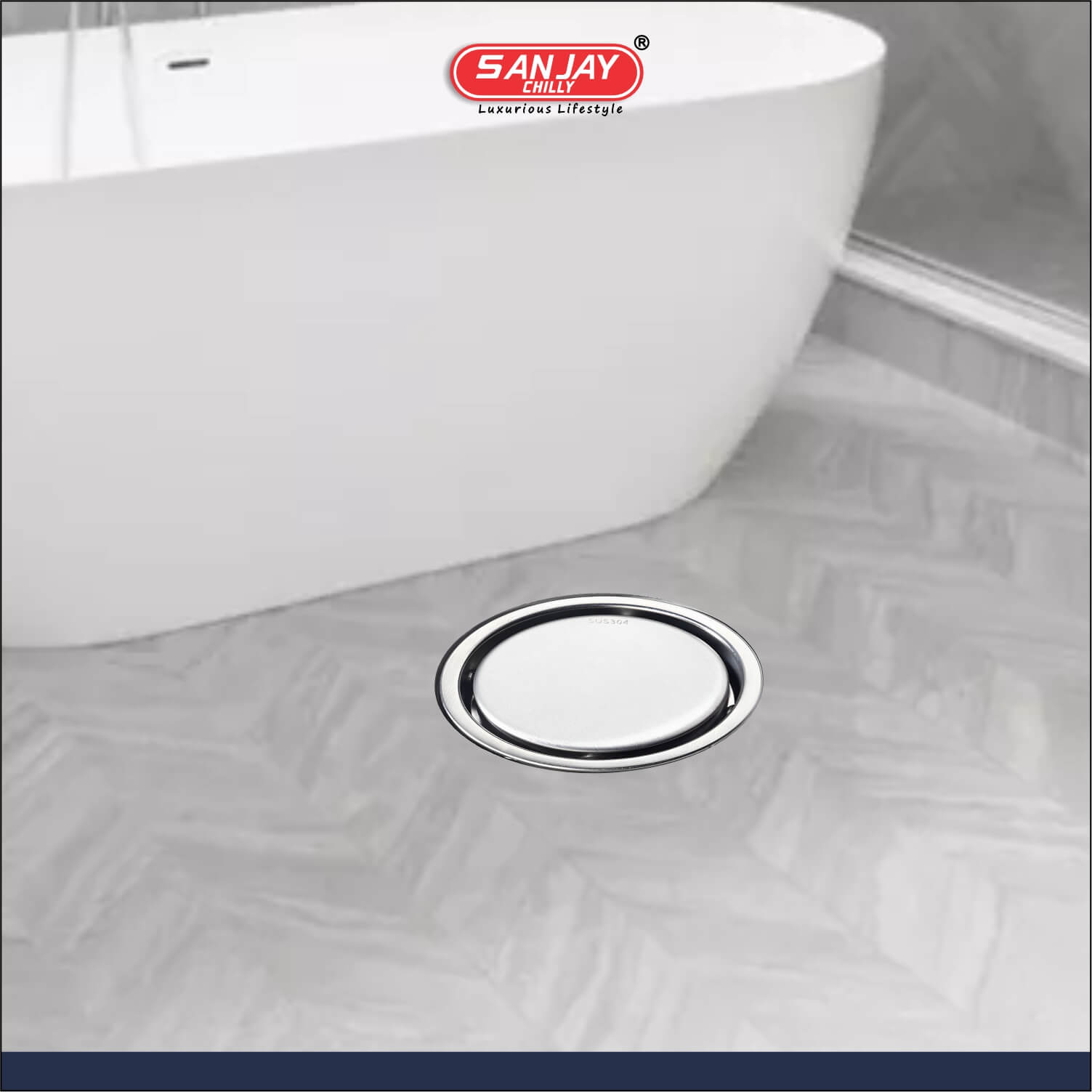 Round Marble Drainer