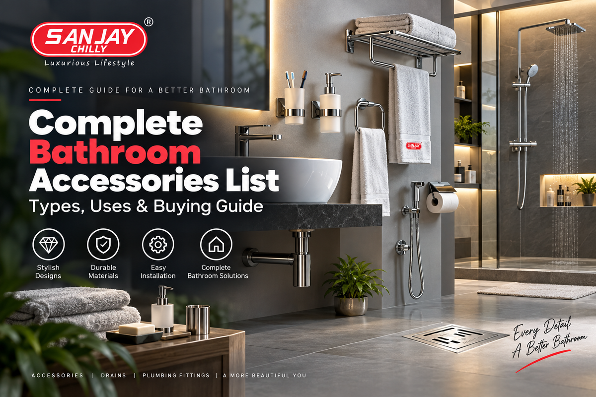 Complete Bathroom Accessories List: Types, Uses & Buying Guide