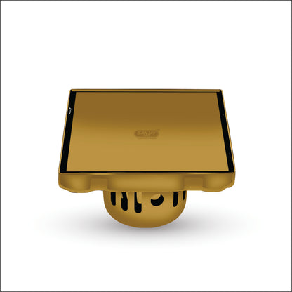 Square Marble Drainer Pure Gold