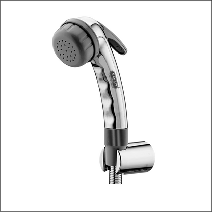 Health Faucet Hangu ABS Body Chrome Plated With Brass Fittings Grey PVC Hose 1mtr