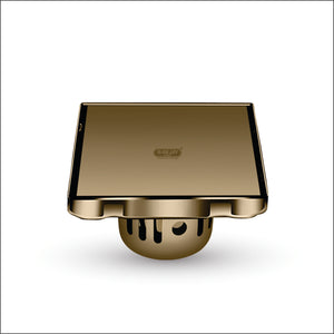 Square Marble Drainer Brushed Bronze