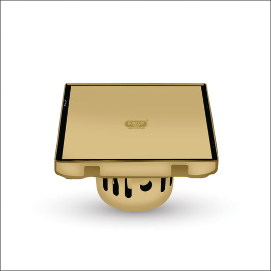 Square Marble Drainer French Gold