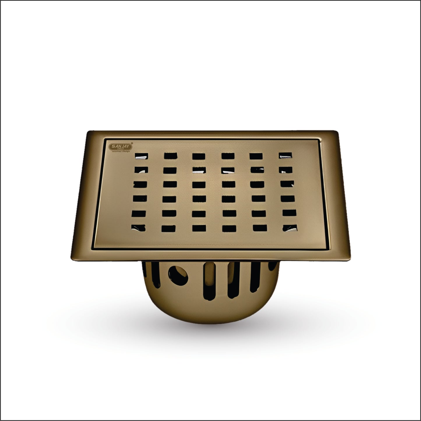 Square Zoom Brushed Bronze