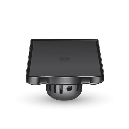 Square Marble Drainer Ultra Black