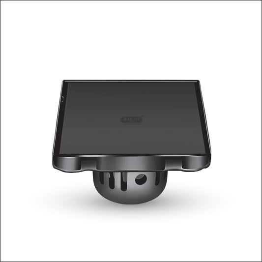Square Marble Drainer Ultra Black