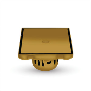 Square Marble Drainer Pure Gold