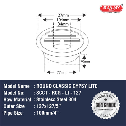 SCCT Round Classic Gypsy Lite