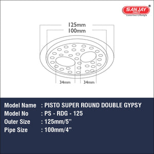 Pisto Super Round Double Gypsy