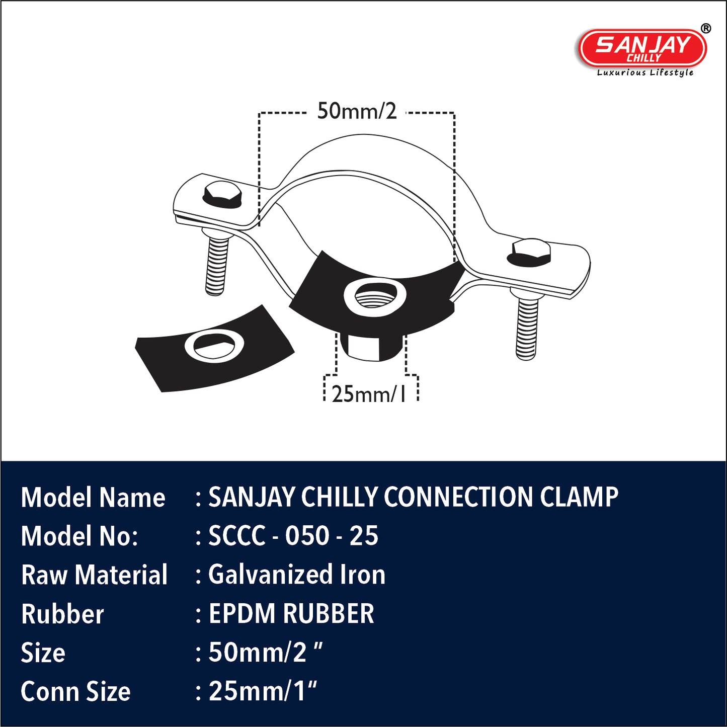 Sanjay Chilly Connection Clamp