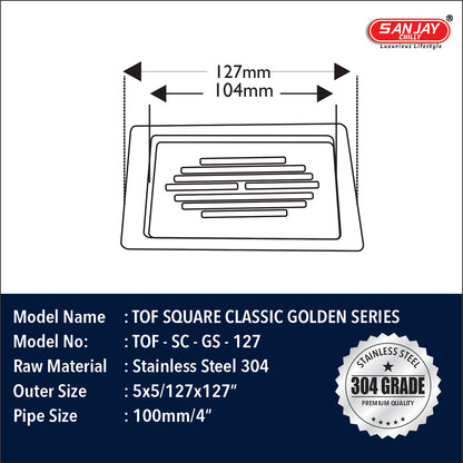 TOF Square Classic Golden Series