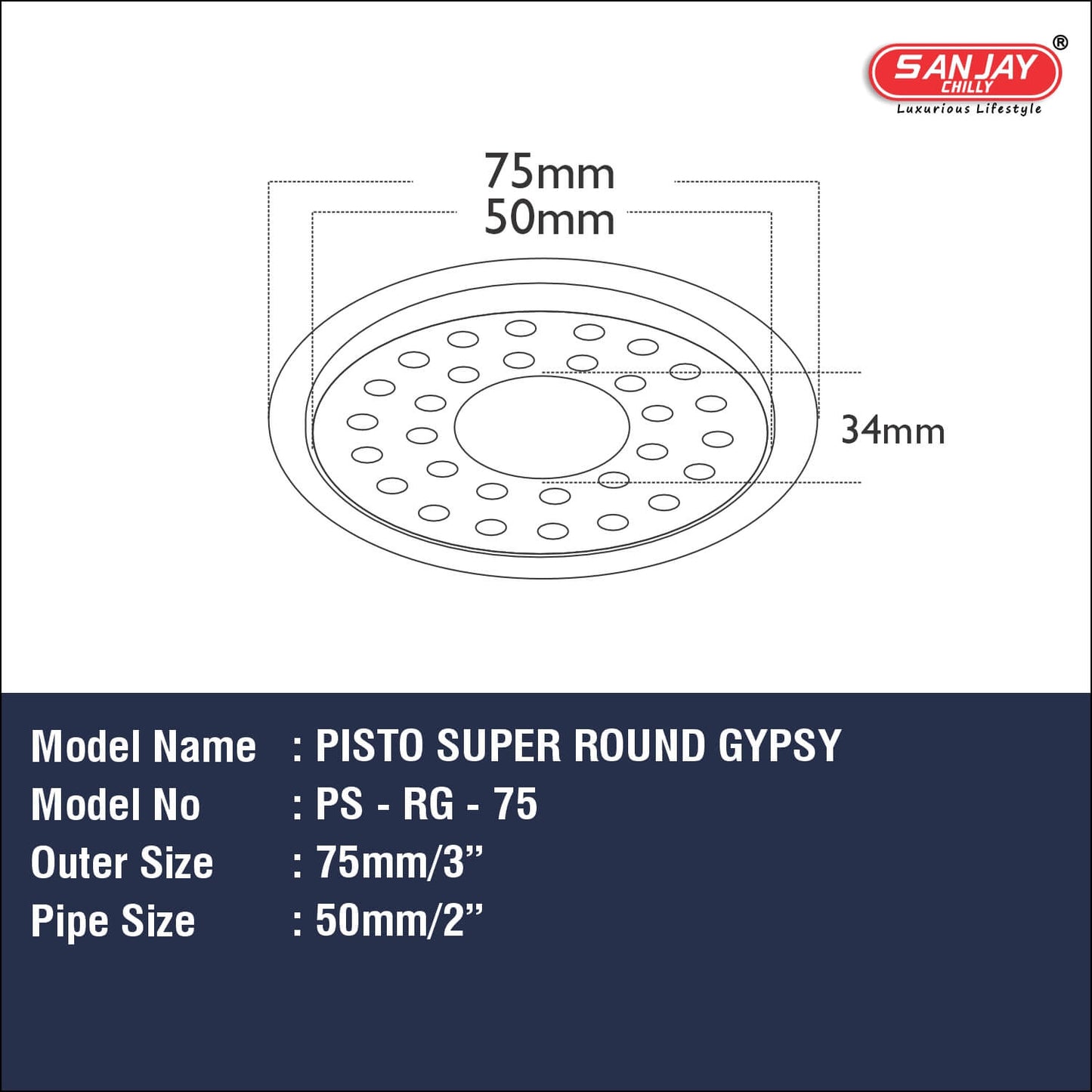 Pisto Super Round Gypsy
