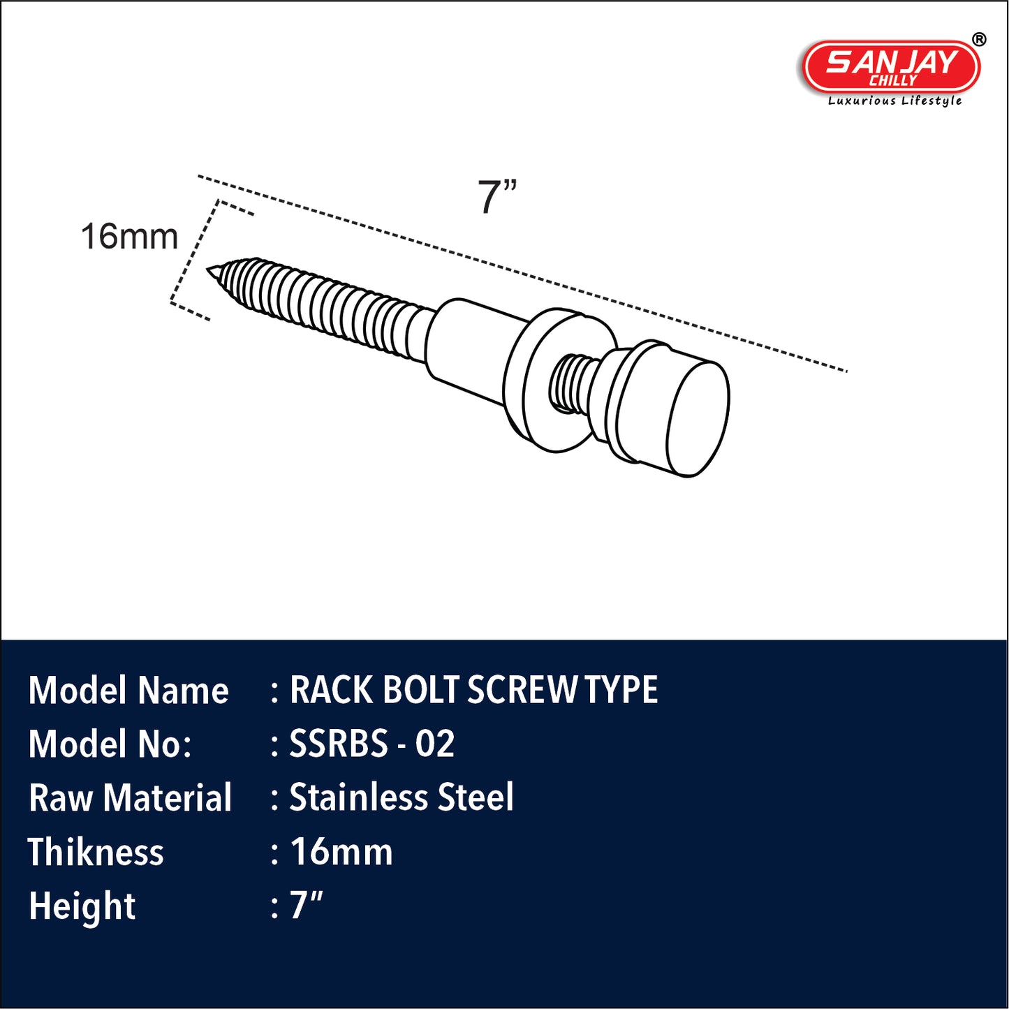 Rack Bolt Screw Type
