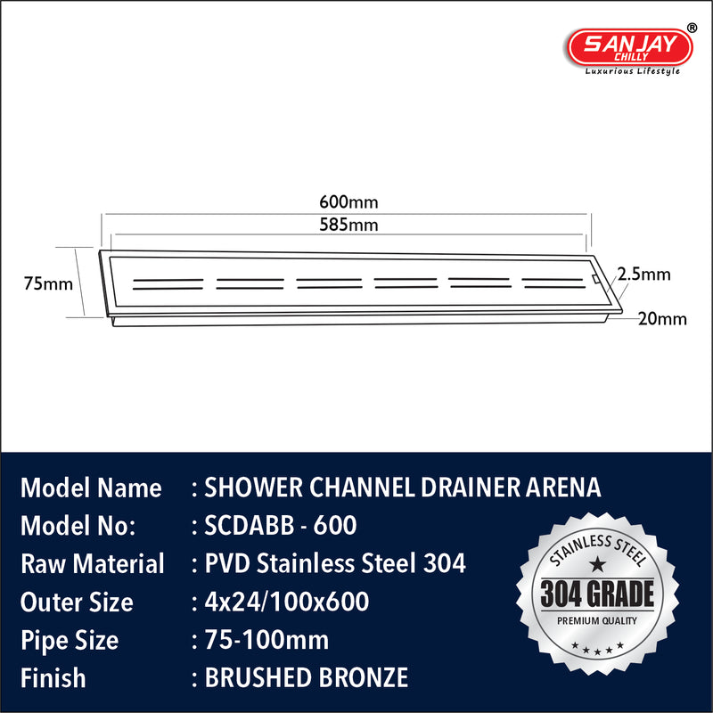 Arena Brushed Bronze 2