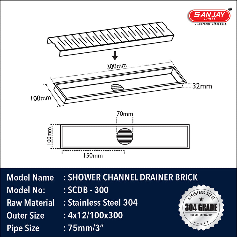 Shower Channel Brick
