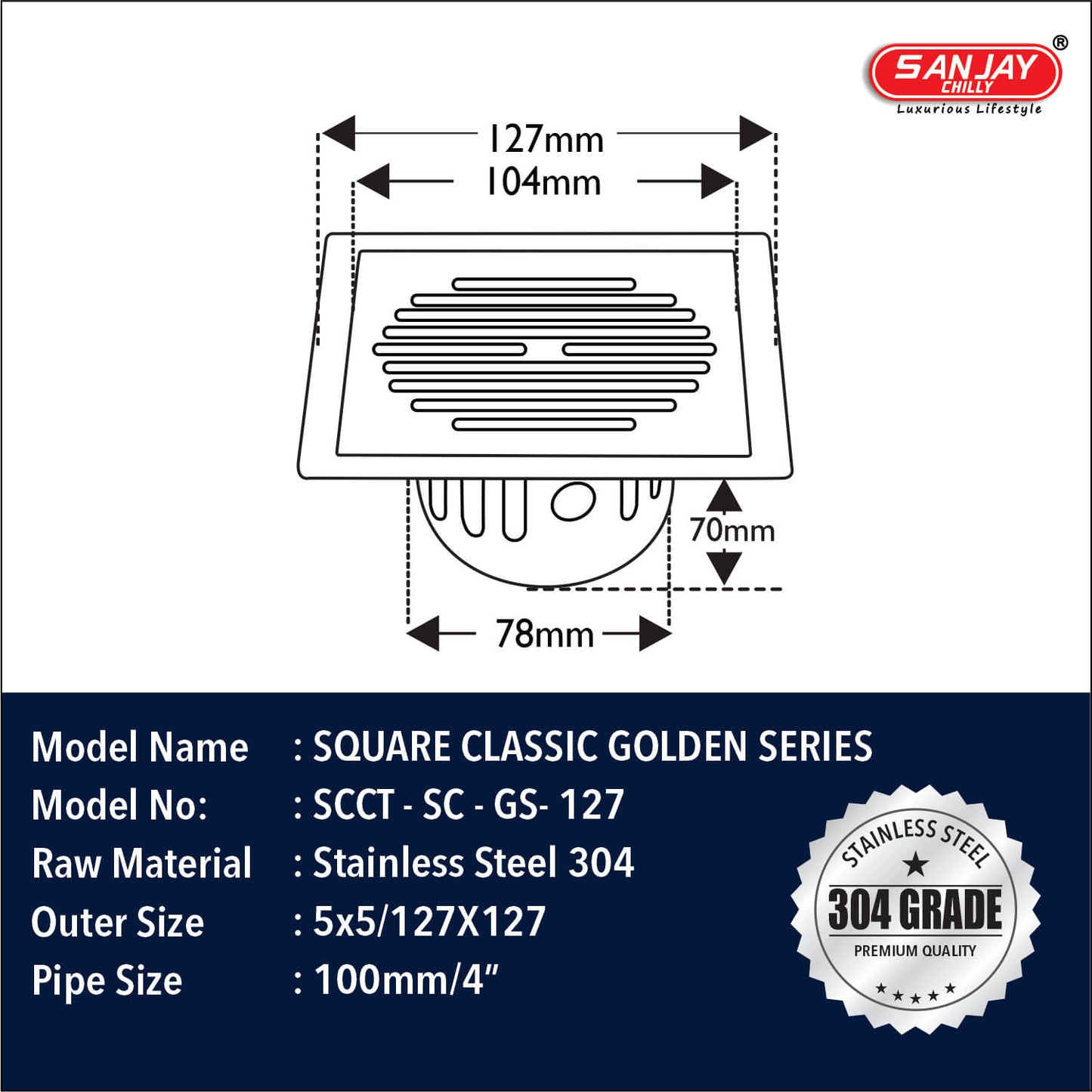 Square Classic Golden Series