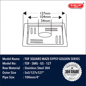TOF Square Maze Gypsy Golden Series