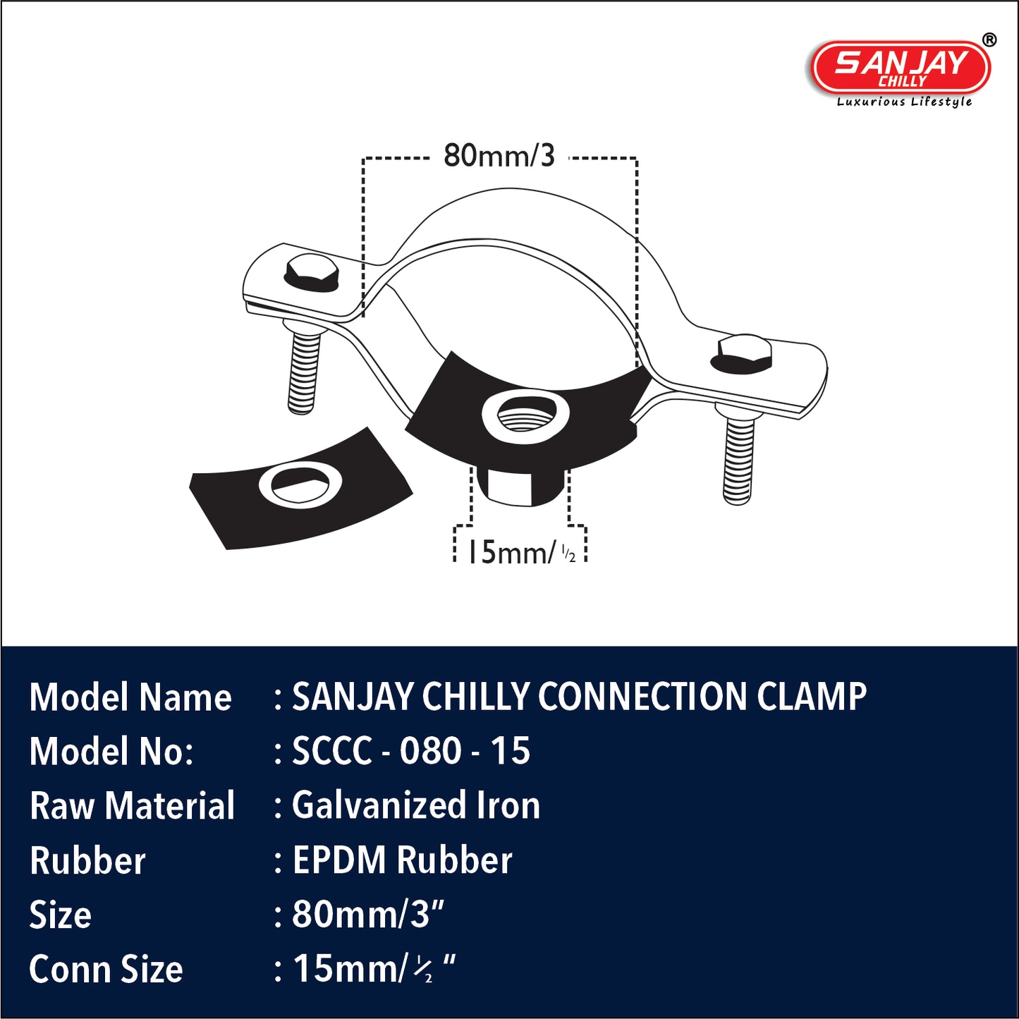 Sanjay Chilly Connection Clamp