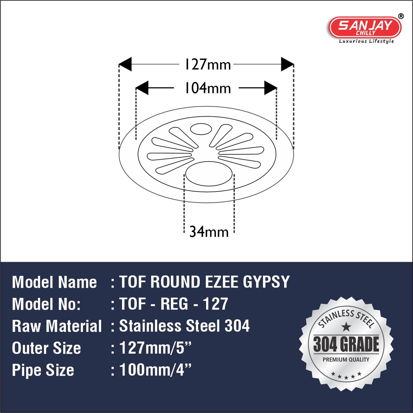 TOF Round Ezee Gypsy