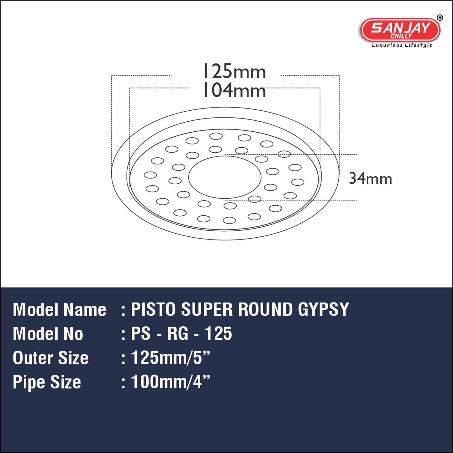 Pisto Super Round Gypsy