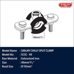 Sanjay Chilly Split Clamp