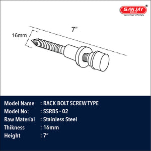 Rack Bolt Screw Type