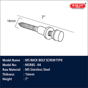 Rack Bolt Screw Type