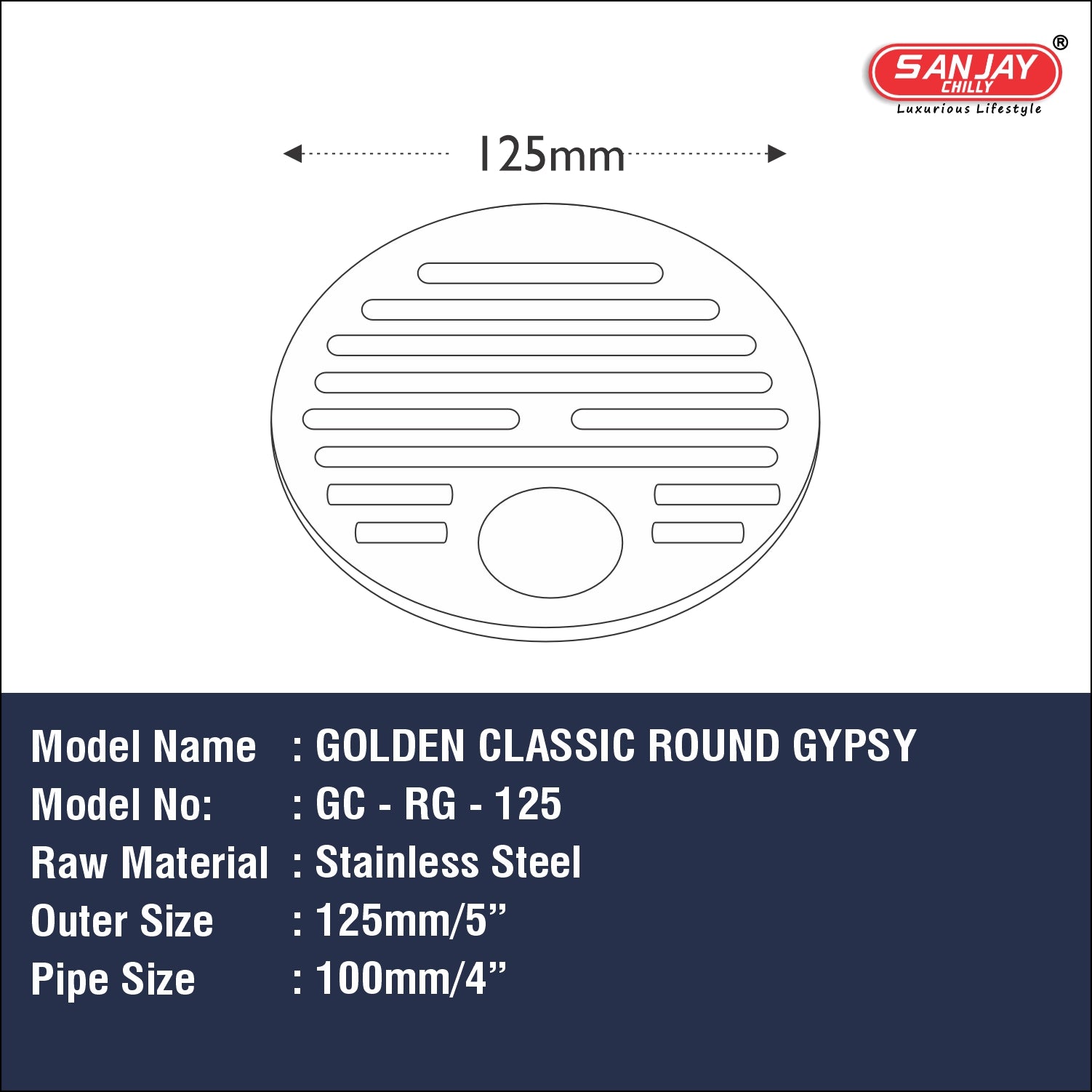 Golden Classic Round Gypsy